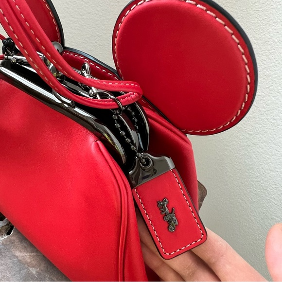 NWT Disney x Coach Mickey Ears Kisslock purse - Picture 7 of 7